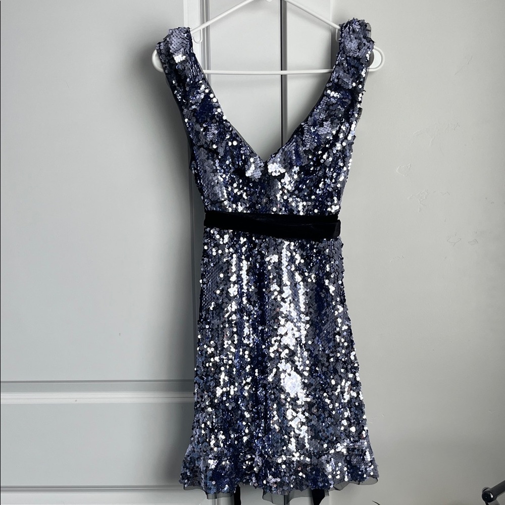 Free People purple sequin cocktail dress